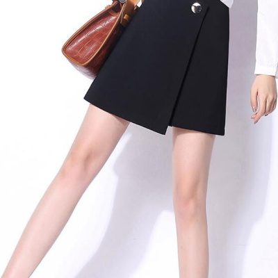 半身裙女短裙潮显瘦韩版外穿夏不规则A字裙女